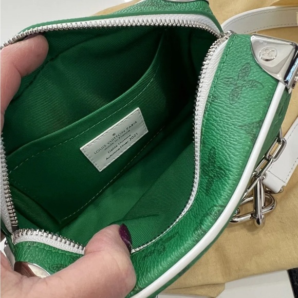 Louis Vuitton x Virgil Abloh Vintage Green Monogram Mini Soft Trunk - Picture 11 of 14